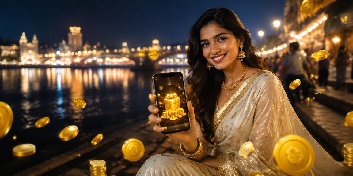 Players enjoying vibrant rummy games by Ahmedabad riverfront